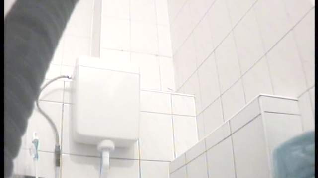 Slender blonde is getting pleasure during pissing