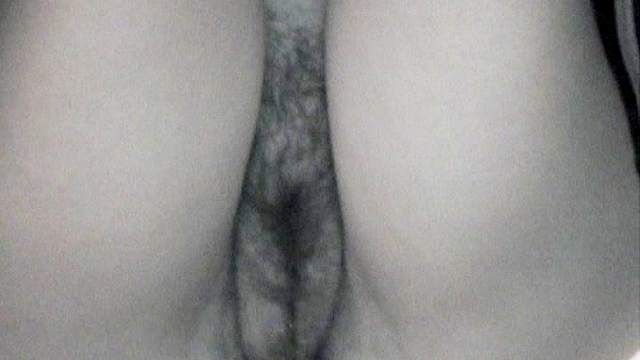 Slender babe is got a sexy hairy pussy