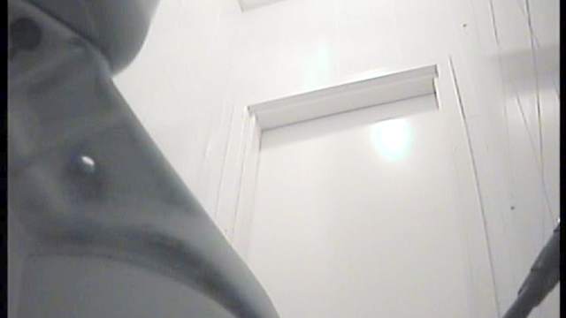 Horny as hell babe is peeing on the video