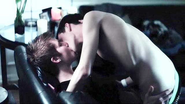 Pretty gay is giving a nice blowjob